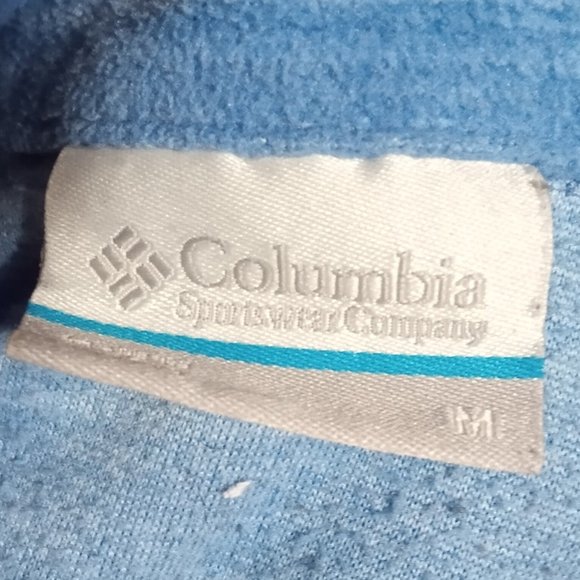 Columbia Sportswear Fleece Pullover - Sky Blue - Sz. M - Picture 4 of 4